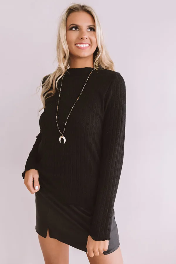 RSVP Me Ribbed Knit Top