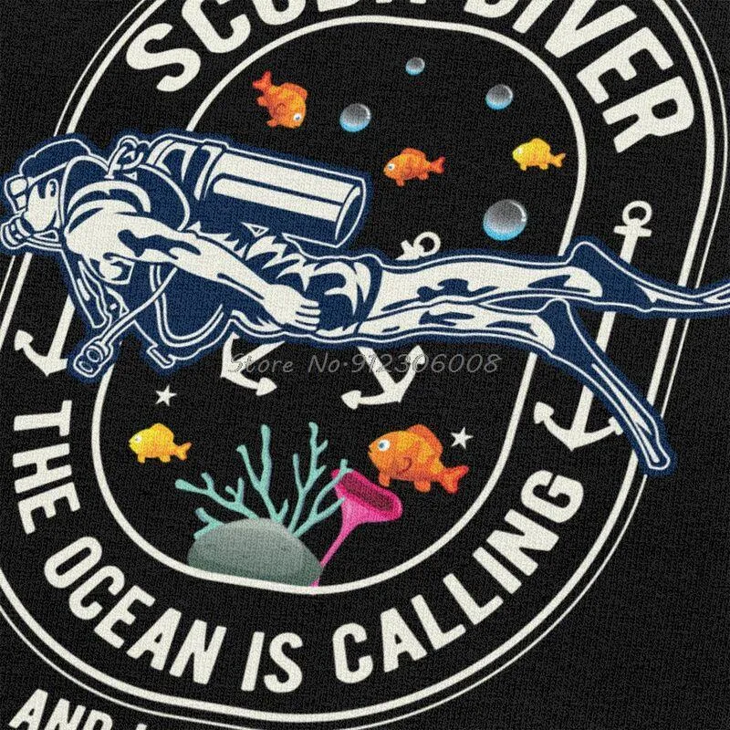 Scuba diving T-Shirt for Men |  Scuba Diver the Ocean is Calling