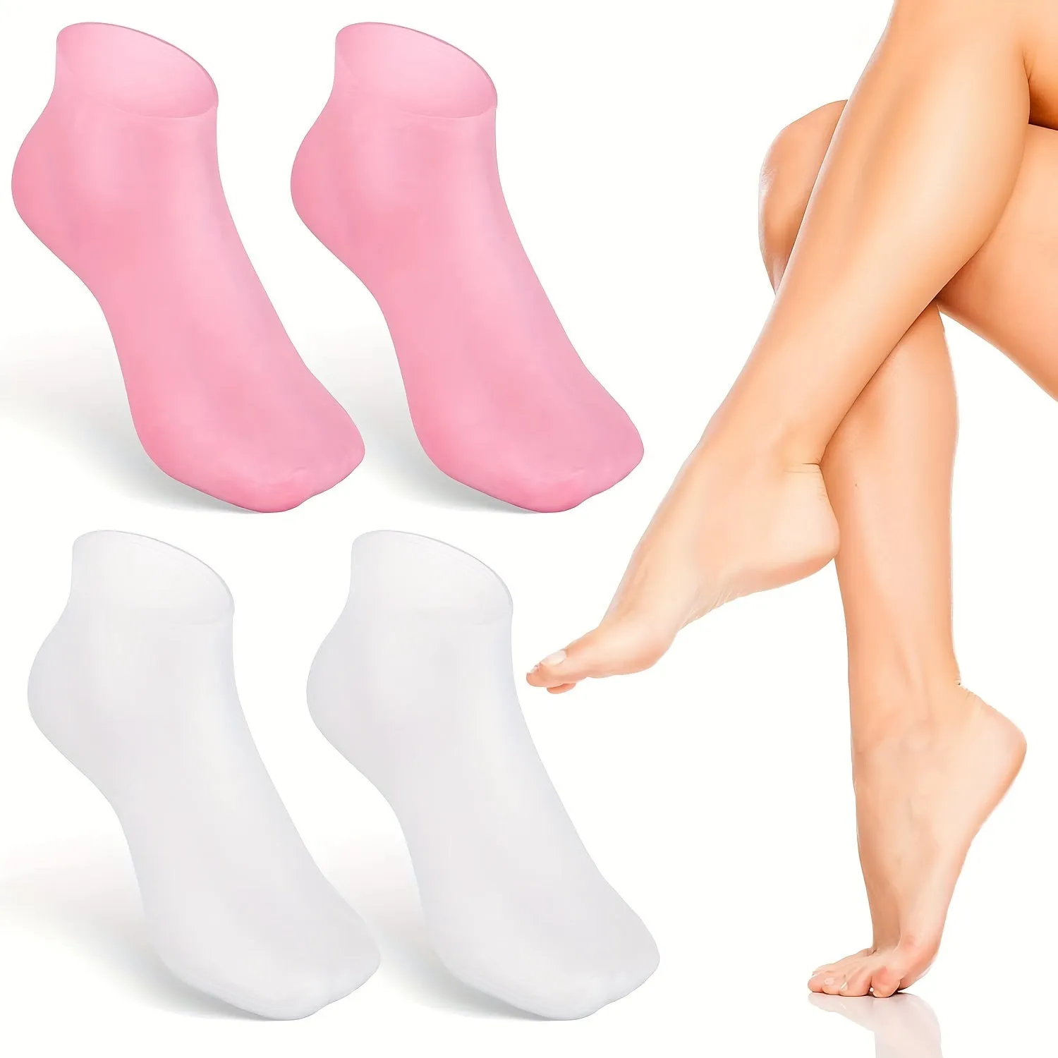 Silicone Gel Aloe Socks Ultimate Foot Care Solution