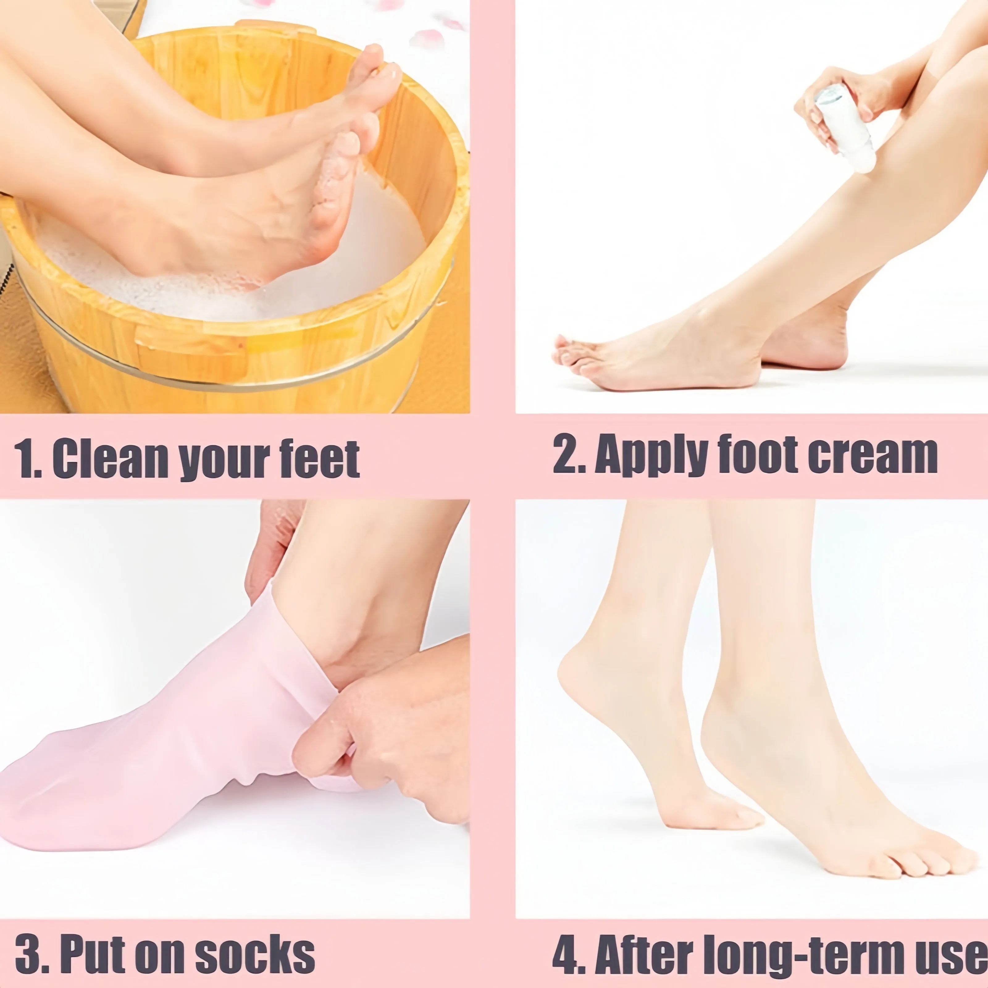 Silicone Gel Aloe Socks Ultimate Foot Care Solution