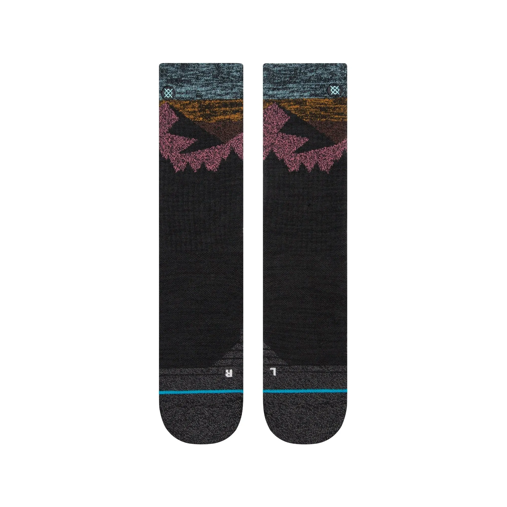 Stance Divided Crew Socks - Sienna