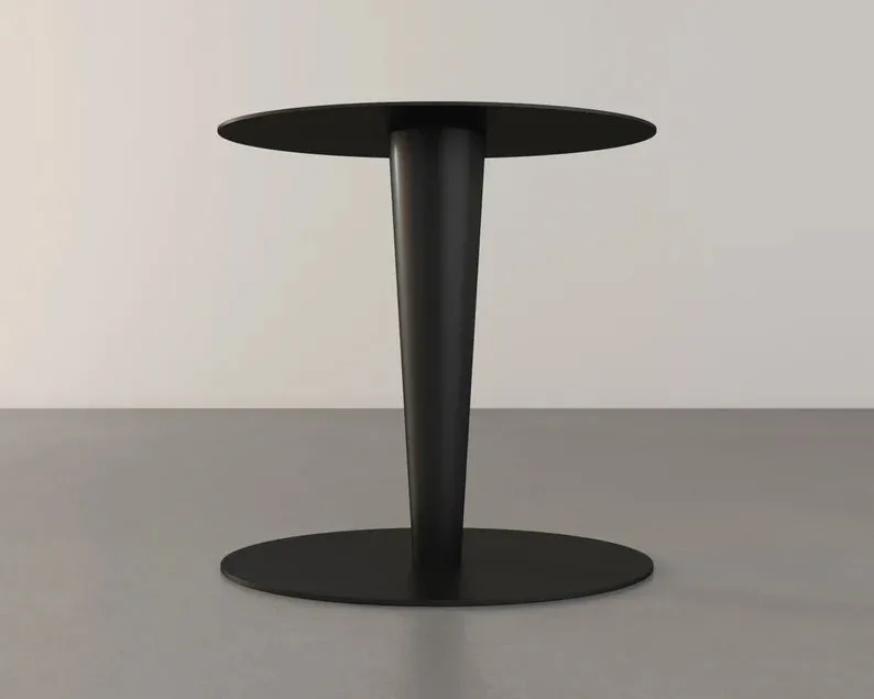 Steel Table Base , 28 Oval Table Pedestal , TULIP by Balasagun