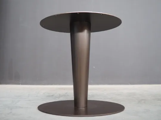 Steel Table Base , 28 Oval Table Pedestal , TULIP by Balasagun