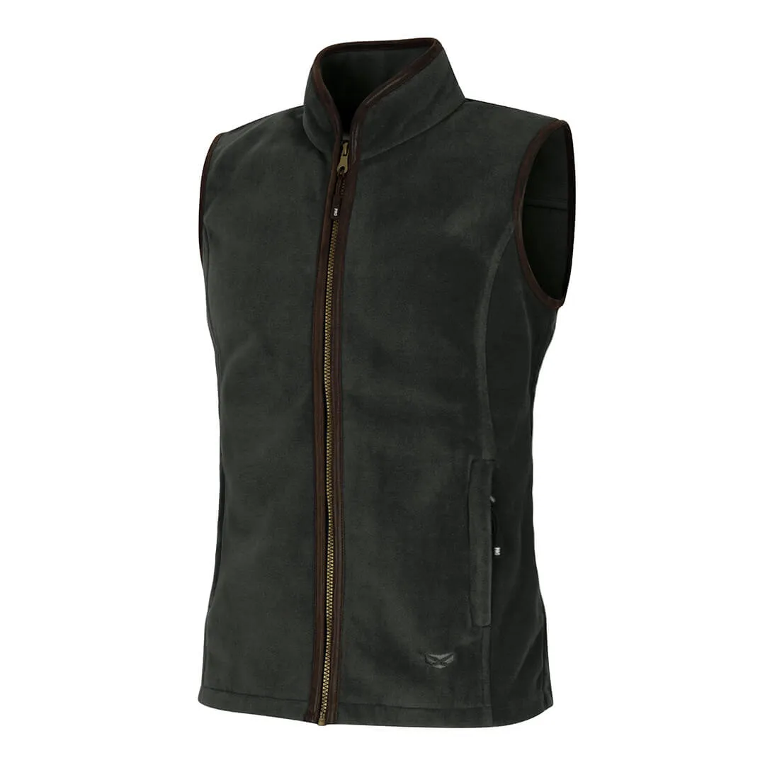 Stenton Ladies Fleece Gilet - Pine by Hoggs of Fife