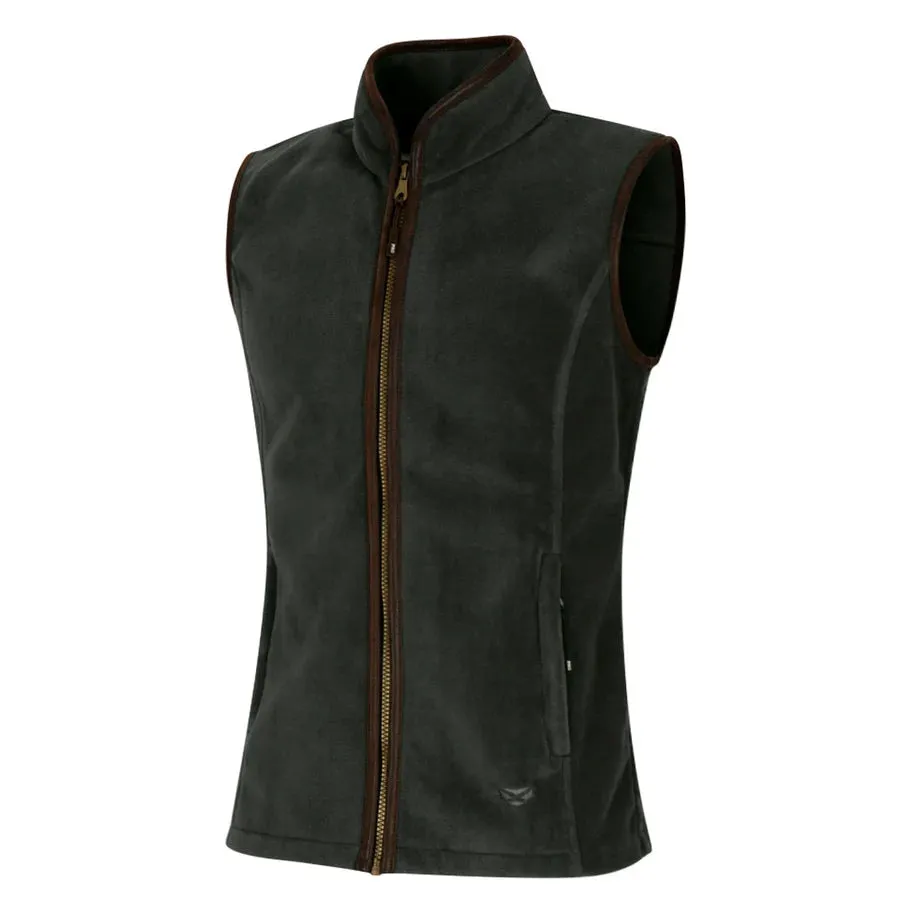 Stenton Ladies Fleece Gilet - Pine by Hoggs of Fife