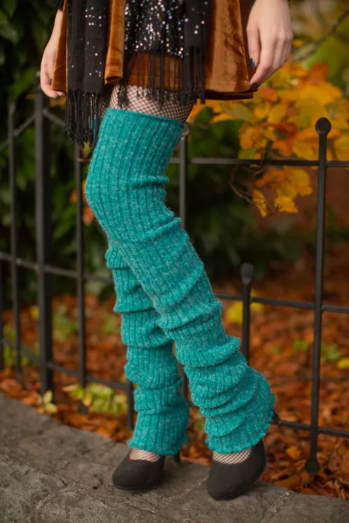 Super-Long Ribbed Leg Warmers