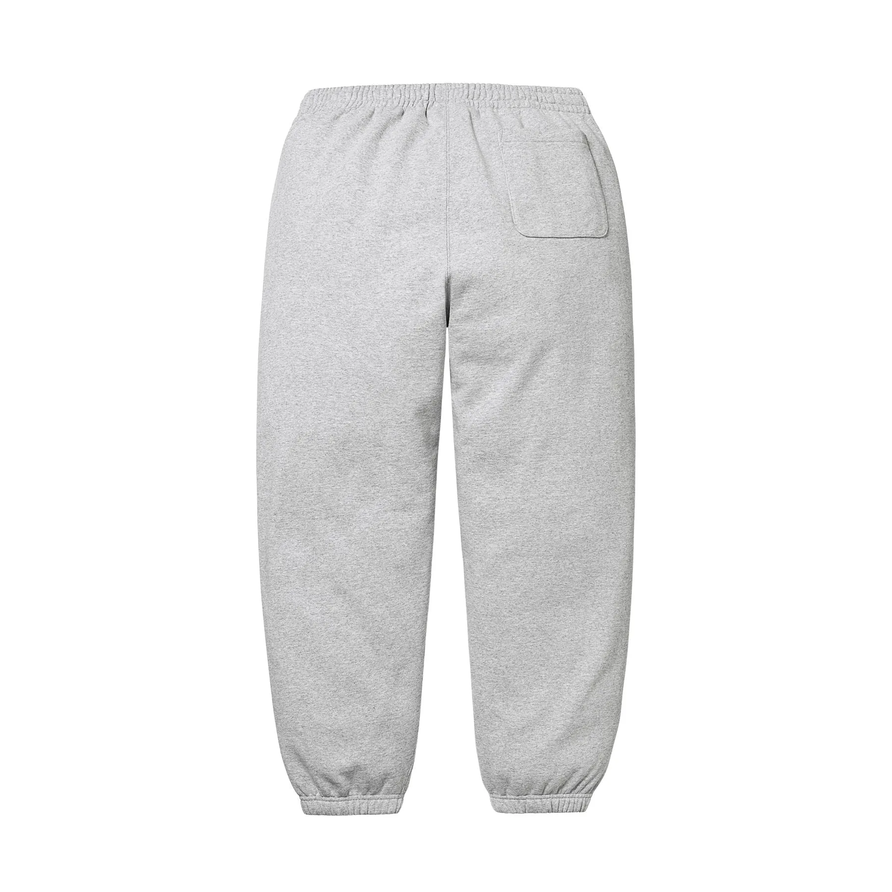 Supreme Satin Appliqué Sweatpant 'Heather Grey'