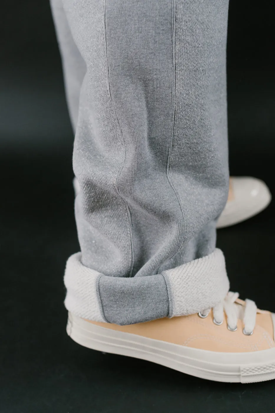 Sweatpant 876gsm Double Heavyweight French Terry - Heather Grey