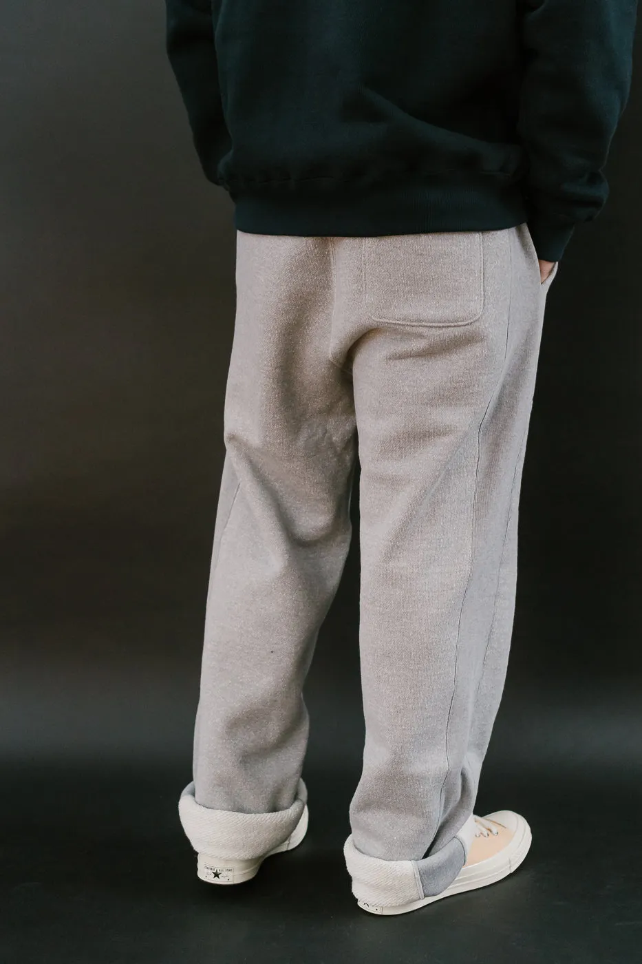 Sweatpant 876gsm Double Heavyweight French Terry - Heather Grey