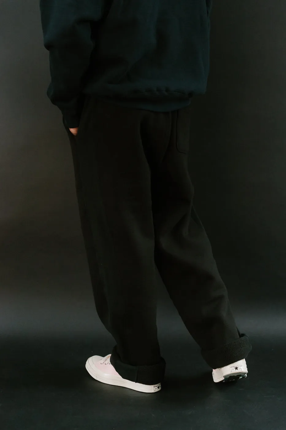 Sweatpant 876gsm Double Heavyweight French Terry - Sumi Black