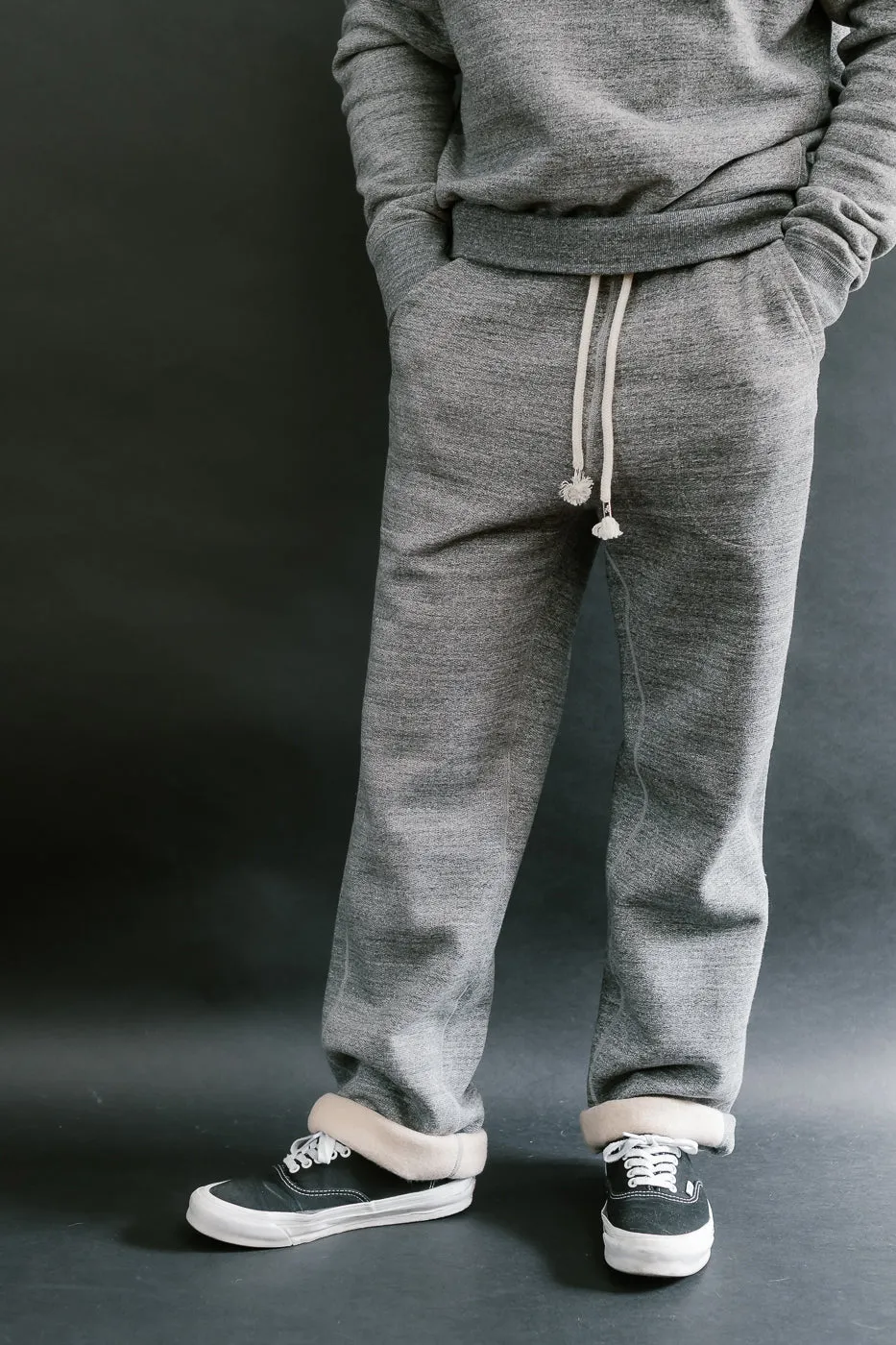 Sweatpants Fleeced Foxfibre® - Charcoal