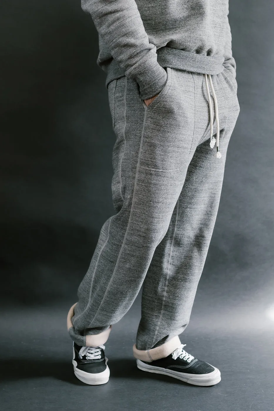 Sweatpants Fleeced Foxfibre® - Charcoal