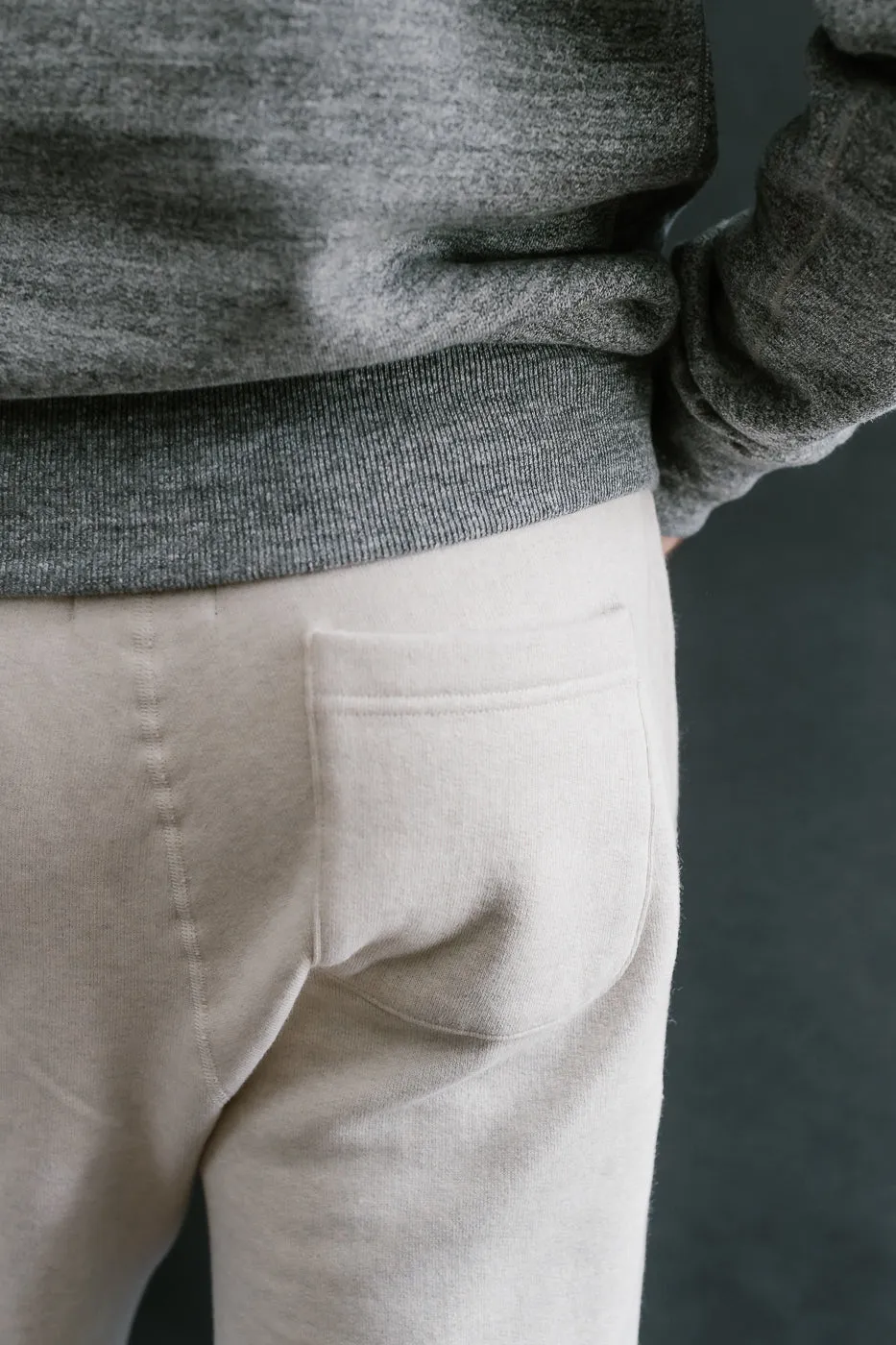 Sweatpants Fleeced Foxfibre® - Oatmeal