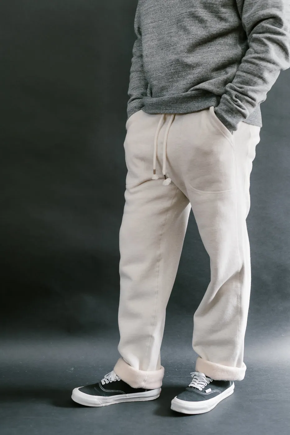 Sweatpants Fleeced Foxfibre® - Oatmeal