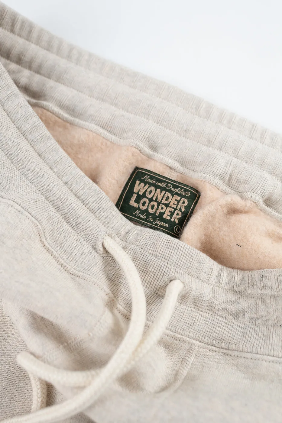 Sweatpants Fleeced Foxfibre® - Oatmeal