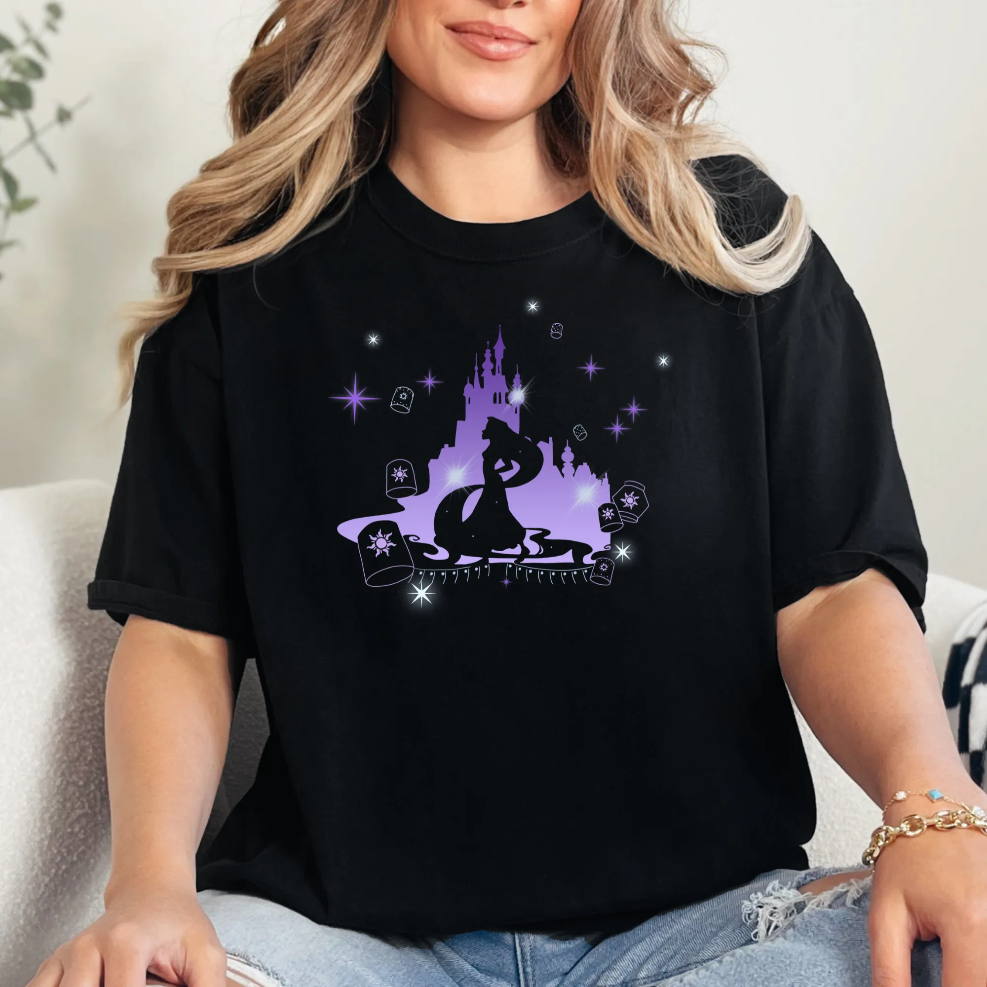 Tower Princess Silhouette Shirt for Women