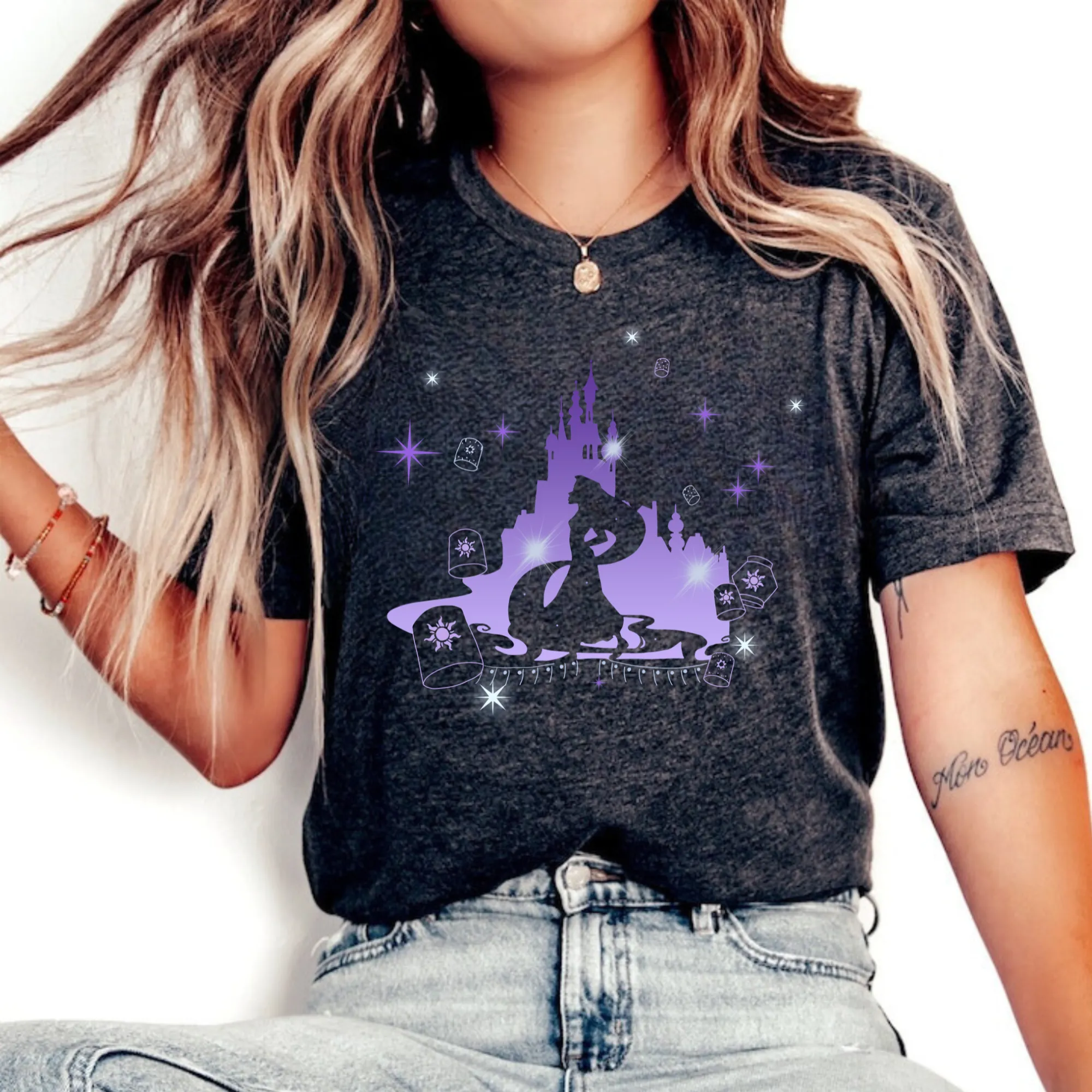 Tower Princess Silhouette Shirt for Women