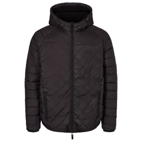 Twelve Sixteen Quilted hoodie Jacket Black