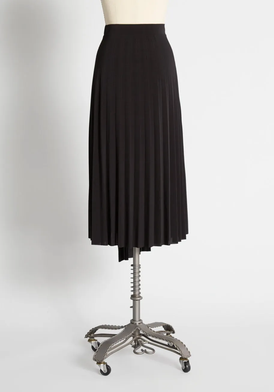 Uneven Perfection Midi Skirt