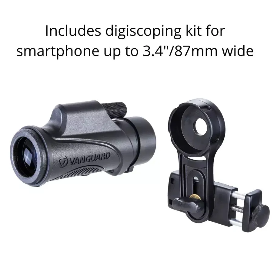 Vanguard VESTA 8320M Monocular Smartphone Digiscoping Kit w/ Bluetooth Remote & Smartphone Adapter (VES-8320M)