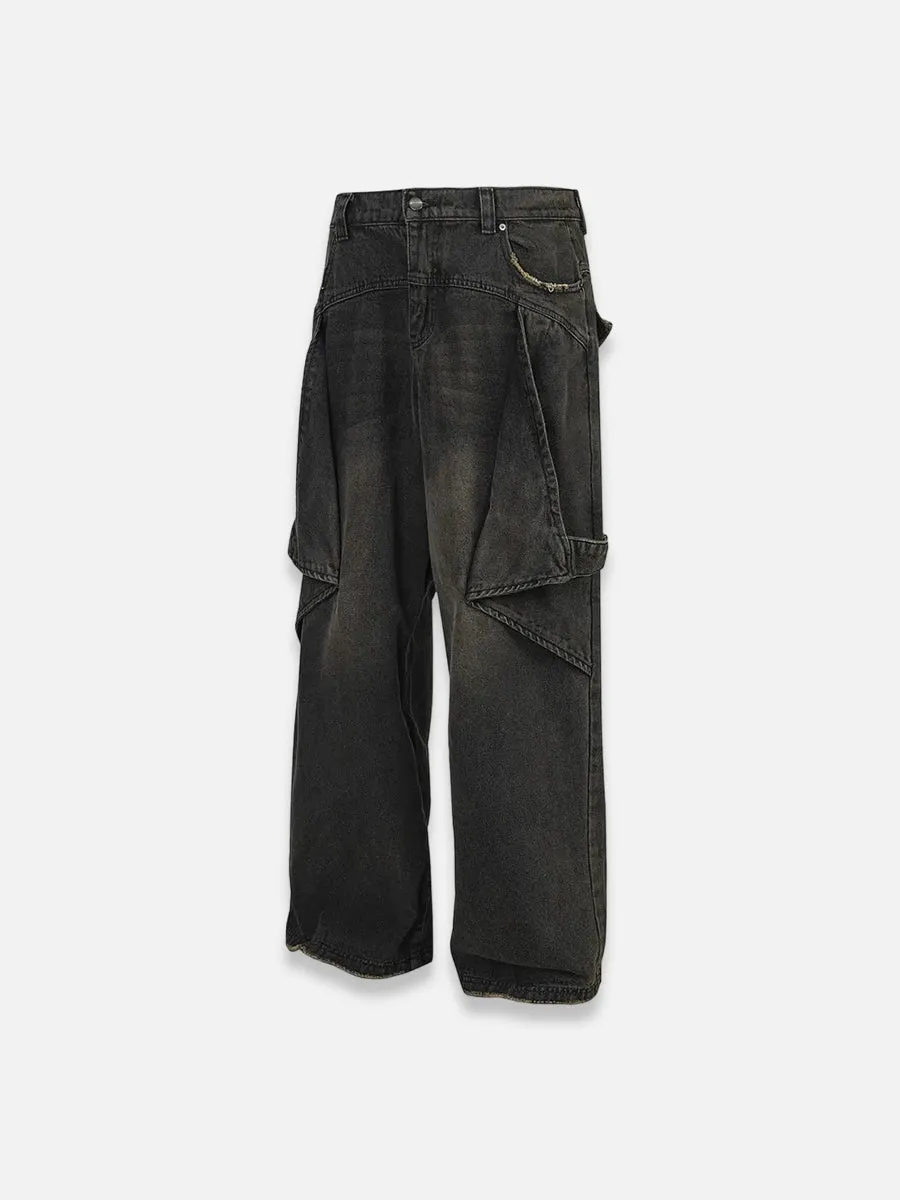 Washed Hip Hop Jeans