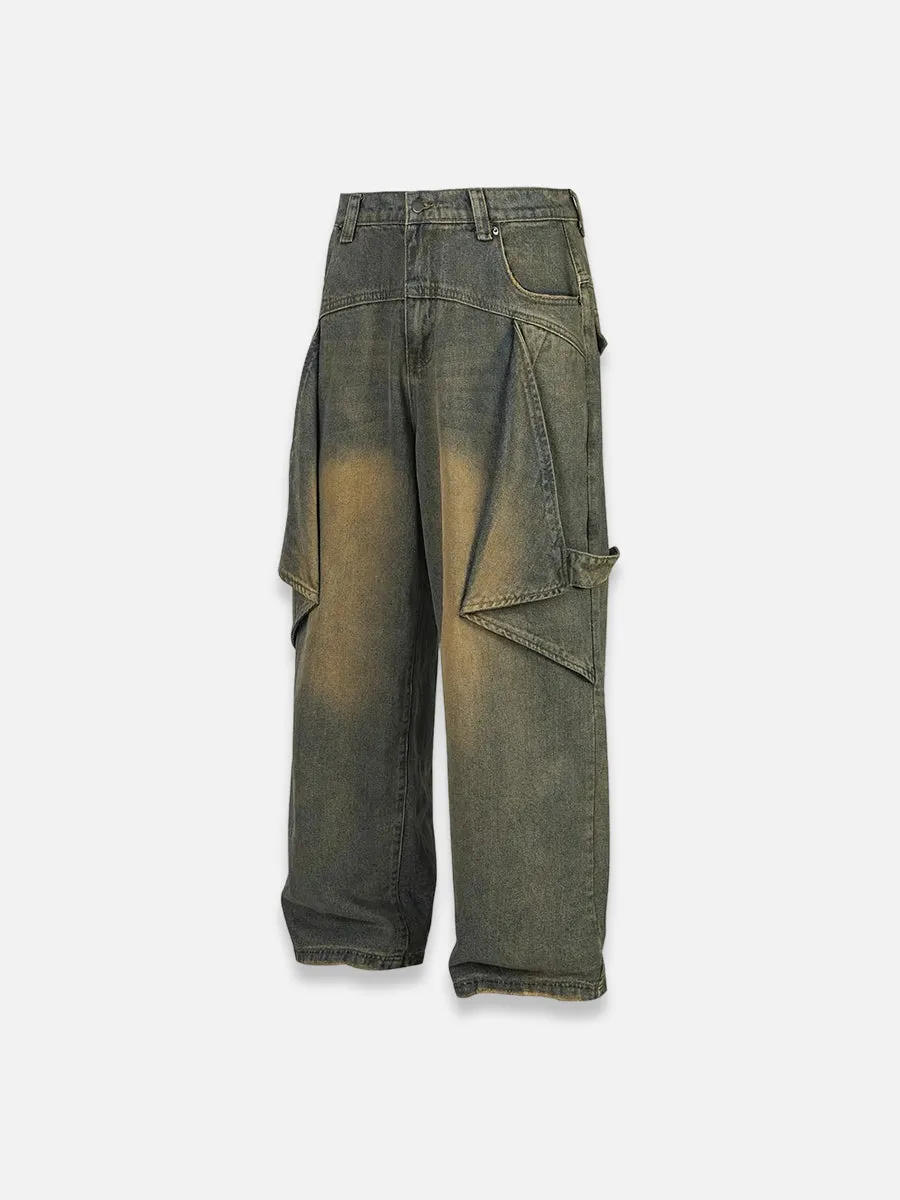 Washed Hip Hop Jeans