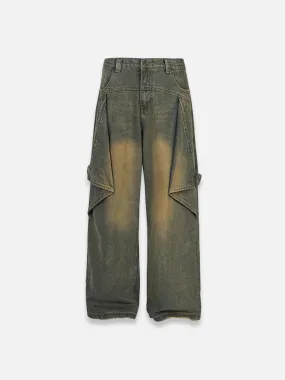 Washed Hip Hop Jeans