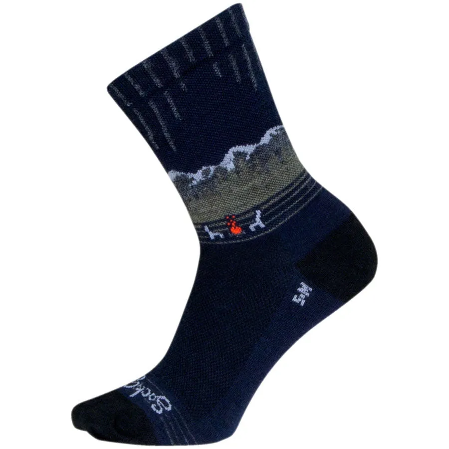 Wild Wool Bike Socks - Black