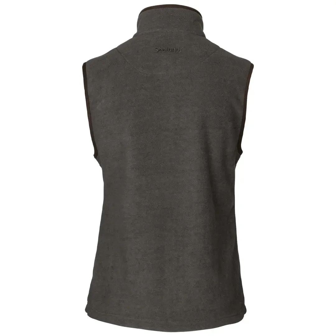 Woodcock Ivy Fleece Waistcoat - Dark Grey Melange by Seeland